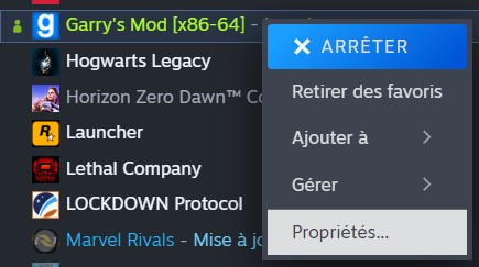 Proprietes